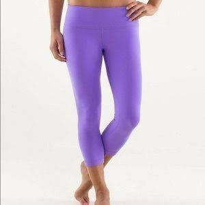 Lululemon Wunder Under Crop — Size 4